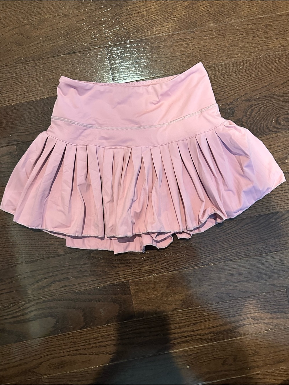 Goldhinge Pleated Pink Women's Skirt - Lightweight Skort Style  xs